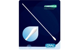 Swab Para Coleta De Amostras Haste Plástica Ponta Em Rayon - 100 Und - Absorve