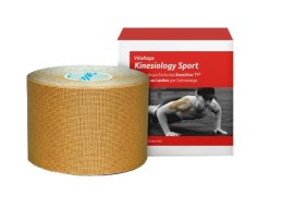 Fita De Kinesio Bandagem Elástica (Bege) 5 M X 5 Cm - Vitaltape