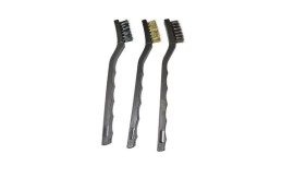 Escova De Aço Manual Com Cabo - Jogo Com 3 Peças