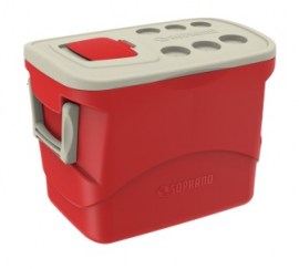 Caixa Térmica Sem Termômetro Vermelha - 50 Litros