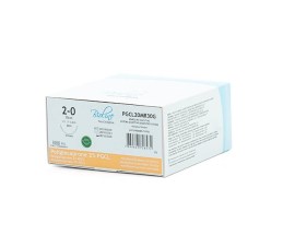 Fio Cirúrgico Poliglacaprone 25 Violeta 2-0 Ag 1/2 Cil 3,0 Cm - 24 Und - Bioline Fios
