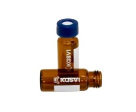 Vial Para Cromatografia Âmbar Com Tampa 1,5ml - 100 Und - K71-947va - Kasvi
