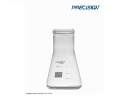 Erlenmeyer De Vidro Boro 3.3 Graduado Boca Larga - 100 Ml - Cral