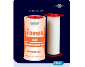 Fita Micropore Branca Hipoalérgica  - 10 Cm X 10 Metros - Copertina