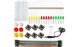 Kit Iniciante Protoboard + Jumpers +Botões +Leds +Resistores