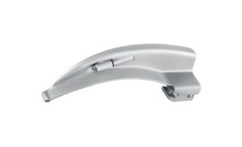 Laringoscópio Inox Infantil Completo Com 03 Lâminas Curvas - Md