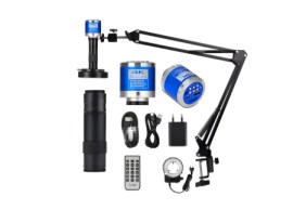 Microscópio Câmera Lente 150x Led - 4k Usb Hdmi 1080p