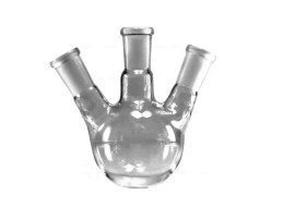 Balão Fundo Redondo Com 3 Juntas Angulares - 250ml - Laborglas