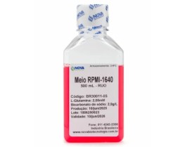 Rpmi-1640 Com Bicarbonato De Sódio [2,0 G/L] E L-Glutamina [2,05 Mm] - 500 Ml - Nova Biotecnologia