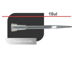 Ponteira Com Filtro Longa Estéril Transparente - 0,5-10 Ul - Rack 96 Unid - TF-400-R-S - Axygen