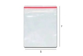 Saco Plastico Zip Lock 7 X 5 - N1 - 100 Und