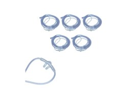Cateter Nasal Oxigênio Silicone 2,5 Metros - 5 Unid - Solidor