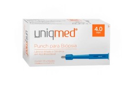 Punch Dermatológico 40 Mm Estéril - 10 Un - Uniqmed