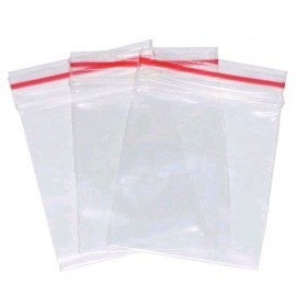 Saco Plástico Ziplock 10 X 14 Cm - 100 Unid